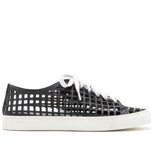 Loeffler Randall laser cut sneakers